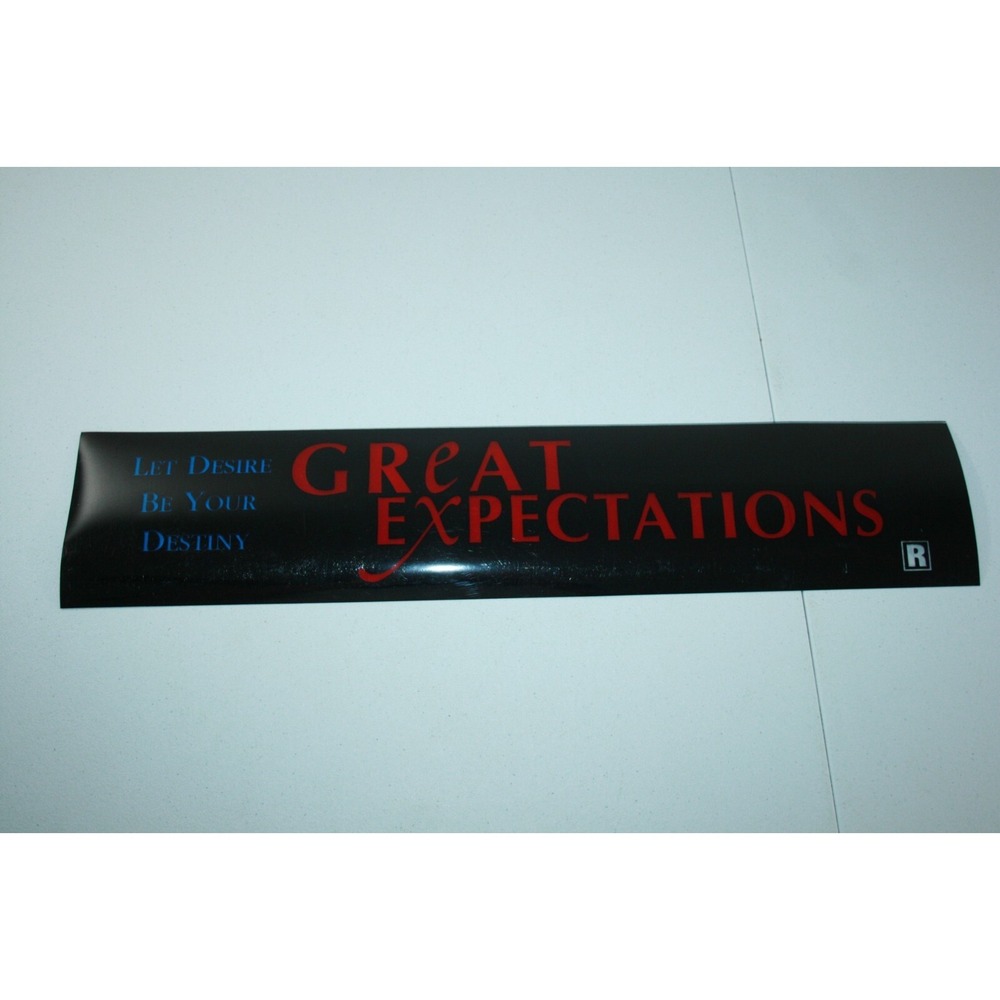 Great Expectations Movie Theater Mylar Marquee Light Box Sign 5x25